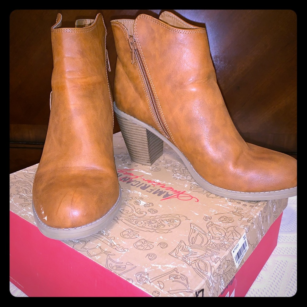 Tan Booties